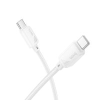 Кабель USB-C Type-C Hoco X113 (3A/60W/PD) <белый> ― OnlineBazar.su