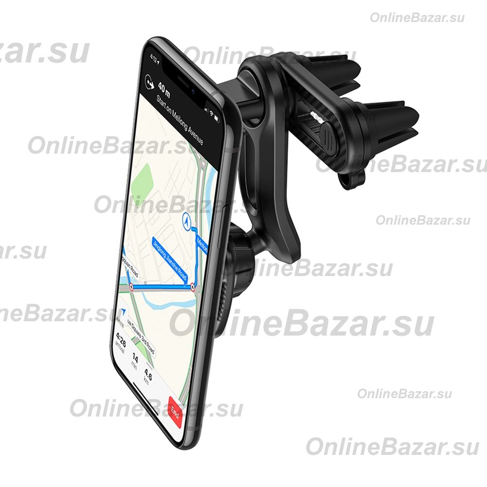 Автомобильный держатель Hoco CA68 <черный> ― OnlineBazar.su