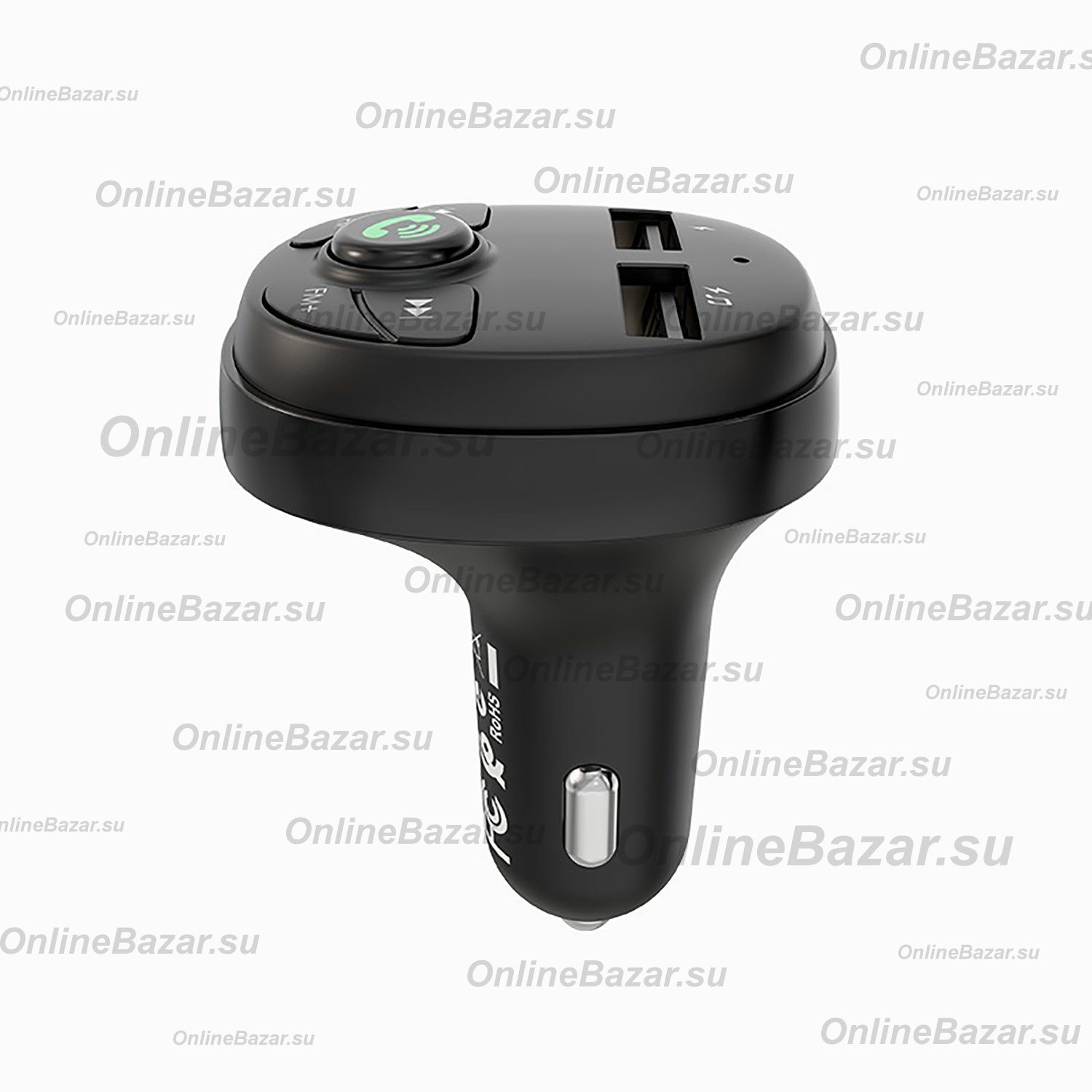Автомобильный FM модулятор (трансмиттер) Borofone BC26 <черный> ― OnlineBazar.su