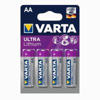 Аккумулятор AA Varta ULTRA Lithium FR6 (упаковка 4 шт.) ― OnlineBazar.su