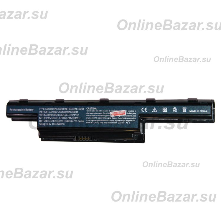 Аккумуляторная батарея для ноутбука Acer 5551 (AS10D31) ― OnlineBazar.su
