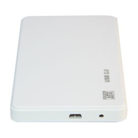Внешний корпус для жесткого диска SATA 2.5 DM-2508 (кабель USB-MiniUSB/USB 2.0/до 1 TB/пластик) <белый>