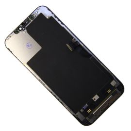 Дисплей для Apple iPhone 12 Pro Max модуль в сборе с тачскрином <черный> (супер премиум)