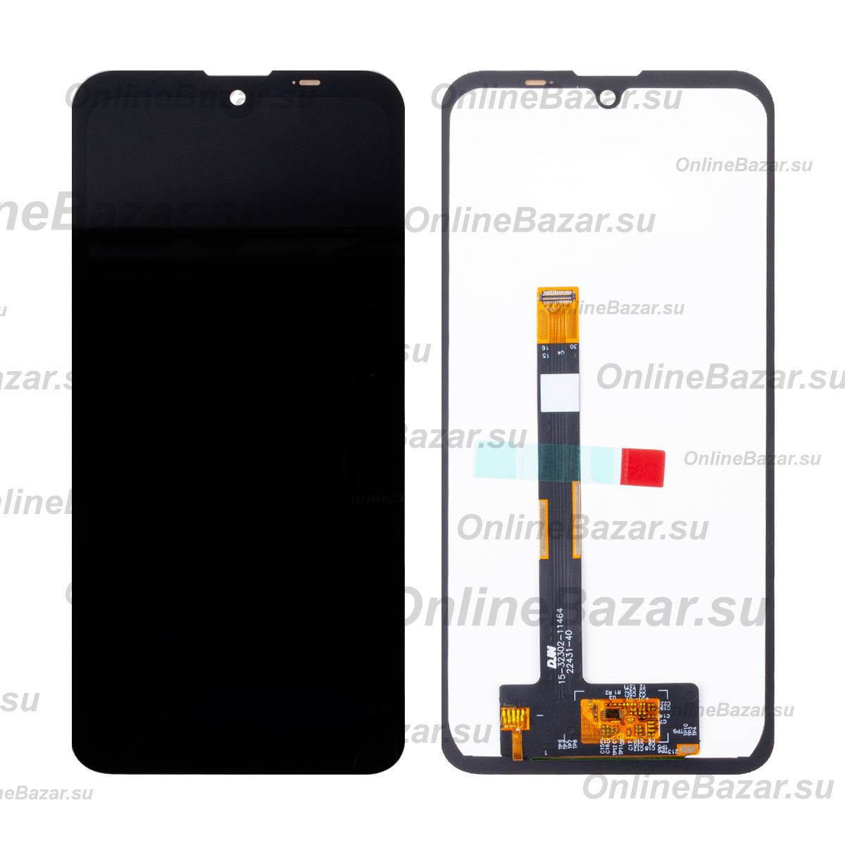 Дисплей для Blackview BV5300 Pro в сборе с тачскрином <черный> ― OnlineBazar.su