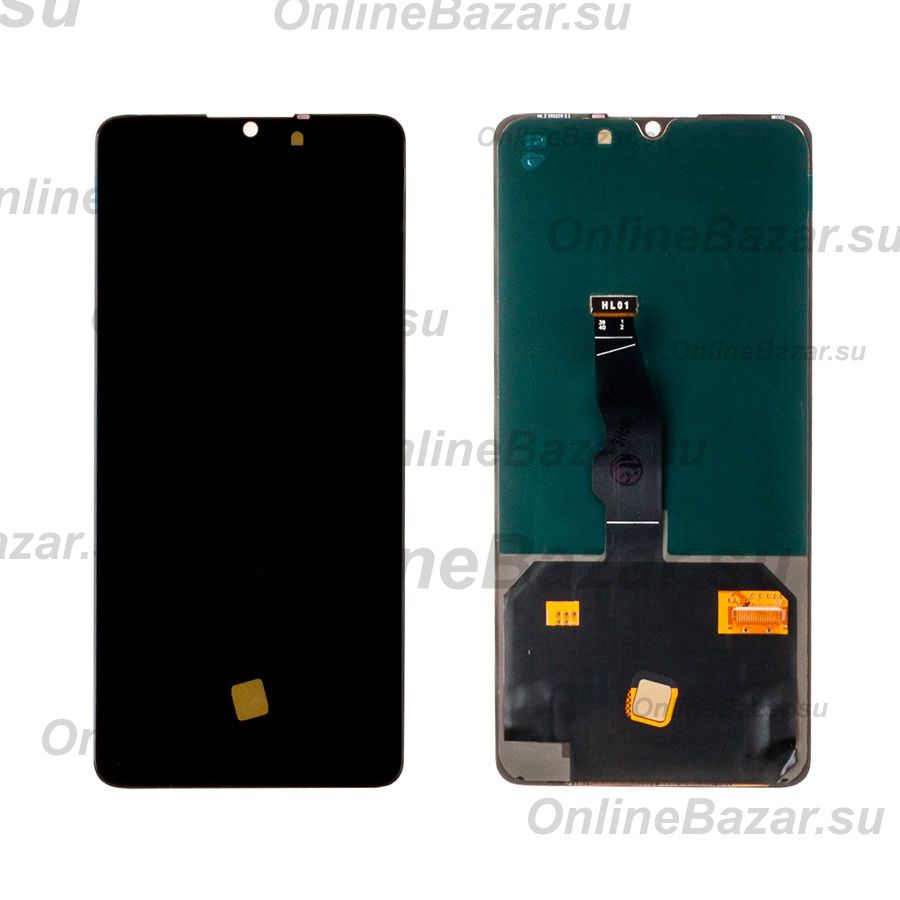 Дисплей для Huawei P30 в сборе с тачскрином <черный> ― OnlineBazar.su