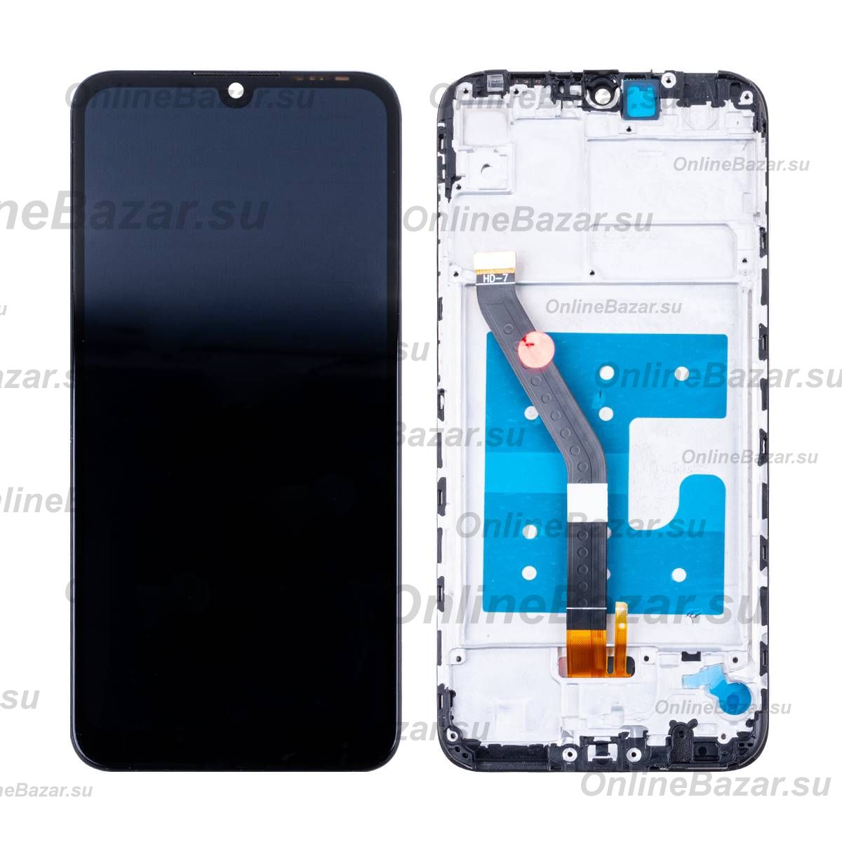 Дисплей для Huawei Y6 Prime 2019 модуль в сборе с тачскрином <черный> (оригинал) ― OnlineBazar.su