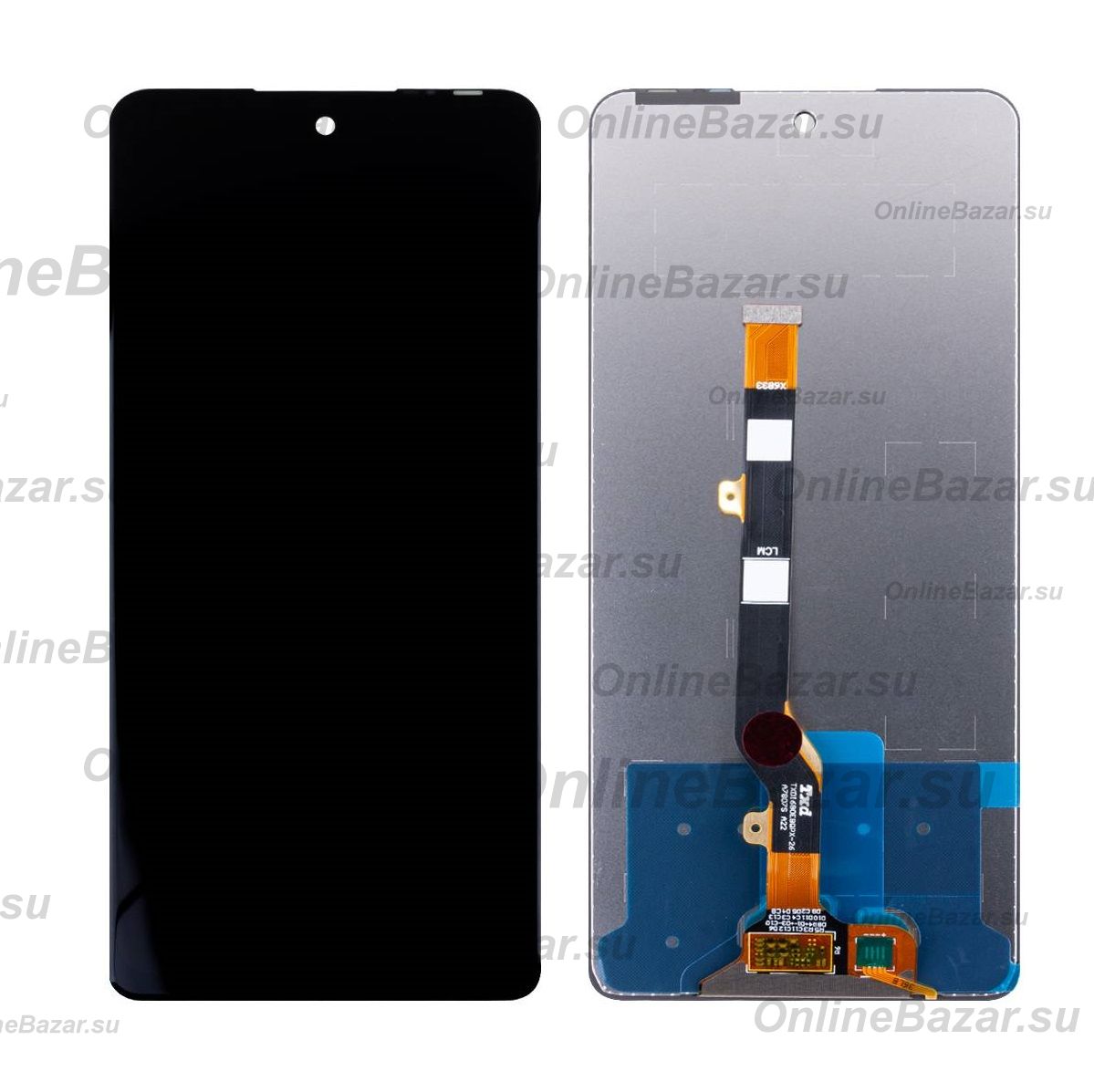 Дисплей для Infinix Hot 30 (X6831) в сборе с тачскрином <черный> (оригинал) ― OnlineBazar.su