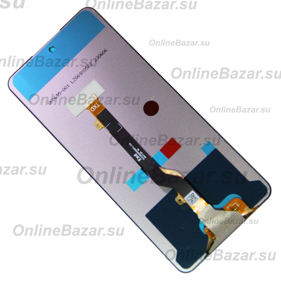 Дисплей для Infinix Note 10 Pro (X695C) в сборе с тачскрином <черный> (оригинал) ― OnlineBazar.su