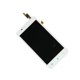 Дисплей для Lenovo S650 (Vibe X mini) в сборе с тачскрином <белый> (оригинал)