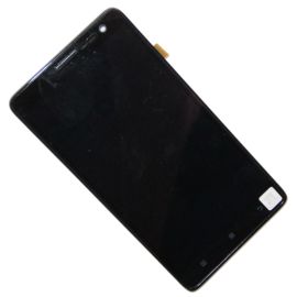 Дисплей для Lenovo S856 модуль в сборе с тачскрином <черный> (оригинал)