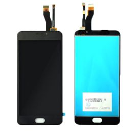 Дисплей для Meizu M5 Note (M621H) в сборе с тачскрином <черный>