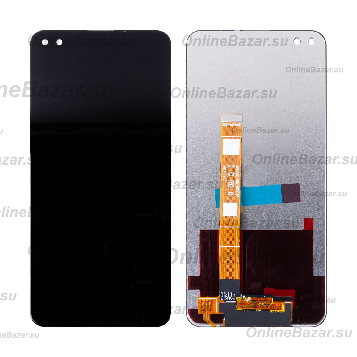 Дисплей для Realme RMX2063 в сборе с тачскрином <черный> (оригинал) ― OnlineBazar.su
