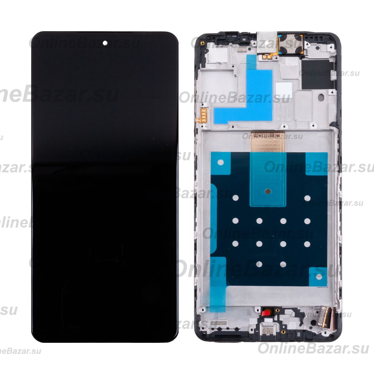 Дисплей для Samsung SM-M556B (Galaxy M55 5G) модуль с тачскрином <черный> (оригинал SP) ― OnlineBazar.su