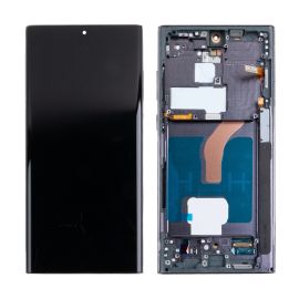 Дисплей для Samsung SM-S908B (Galaxy S22 Ultra) модуль в сборе с тачскрином (AMOLED) <черный>