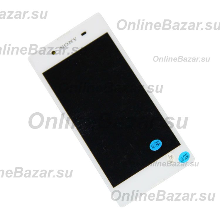 Дисплей для Sony D2212 (Xperia E3 Dual) модуль в сборе с тачскрином <белый> (оригинал) ― OnlineBazar.su