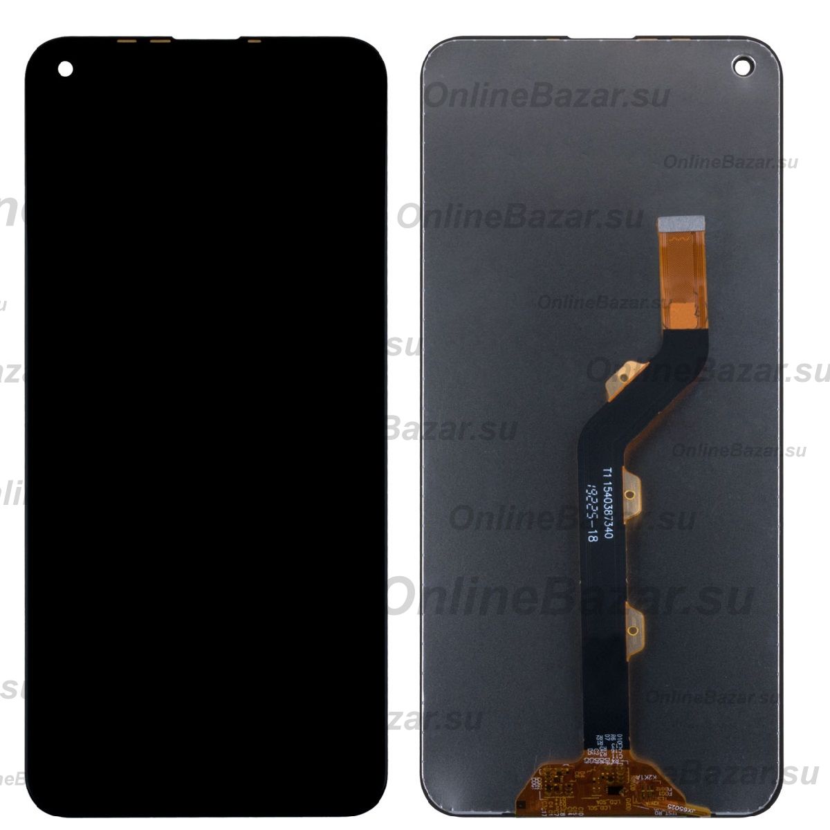 Дисплей для Tecno Camon 15 Air (CD6) в сборе с тачскрином <черный> ― OnlineBazar.su