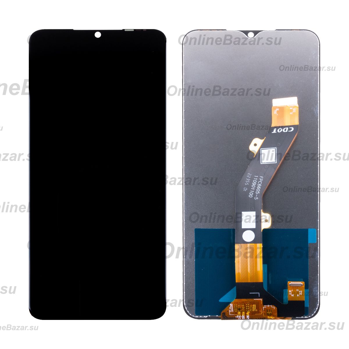 Дисплей для Tecno Spark 10C (KI5m) в сборе с тачскрином <черный> ― OnlineBazar.su