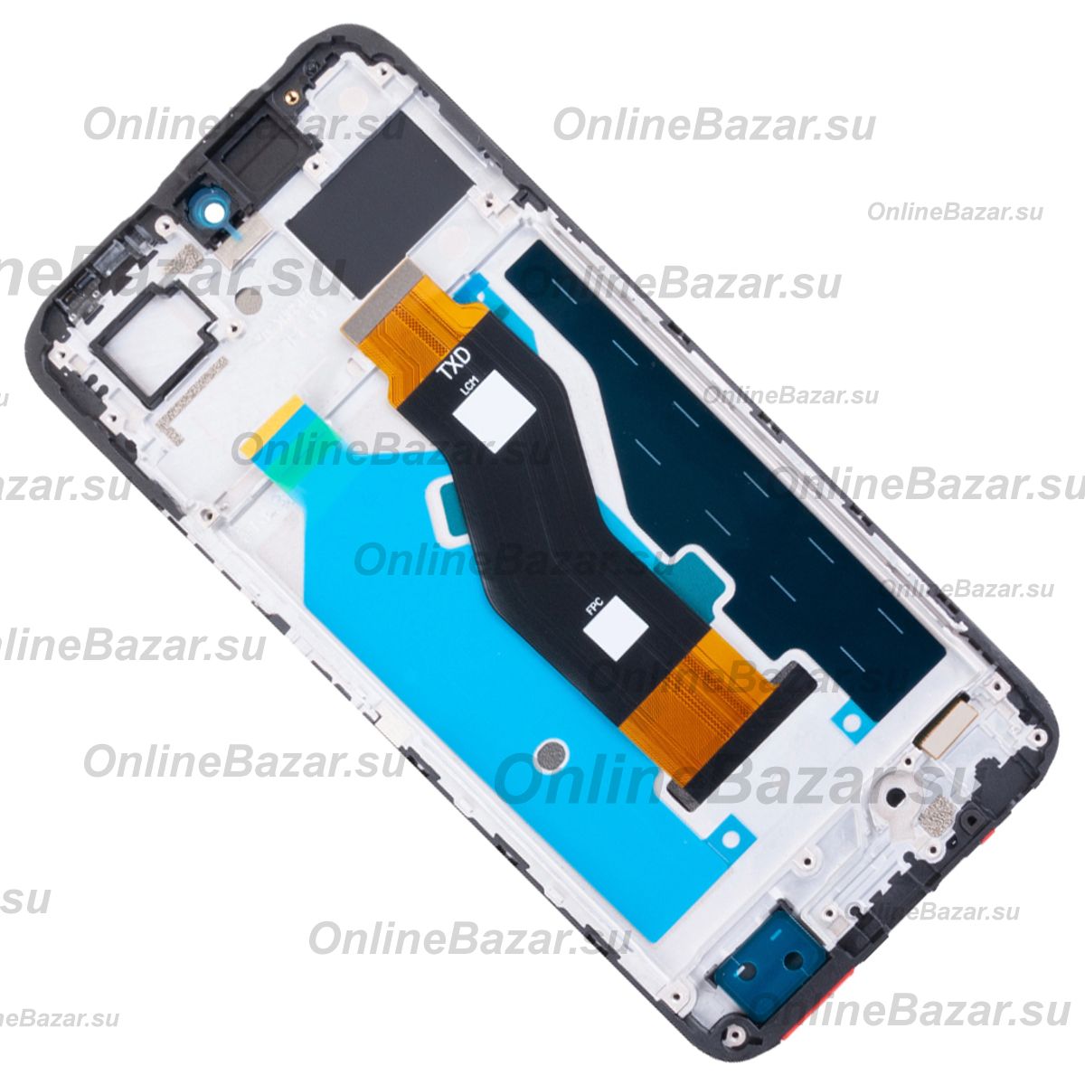 Дисплей для Tecno Spark 30 5G (KL8) модуль в сборе с тачскрином <черный> (оригинал) ― OnlineBazar.su