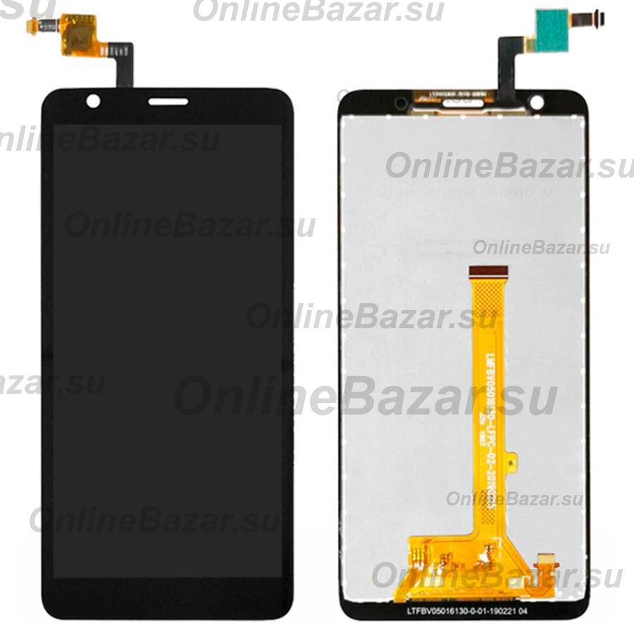 Дисплей для ZTE Blade L8 в сборе с тачскрином <черный> ― OnlineBazar.su