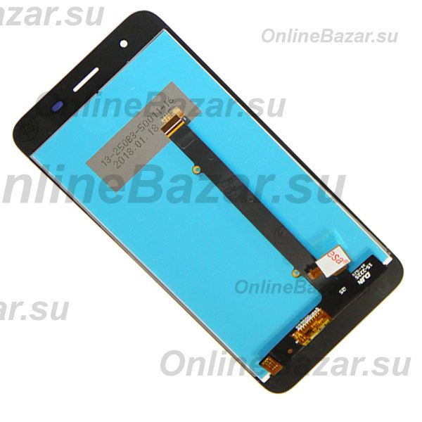 Дисплей для Micromax Q465 (Canvas Juice 4) в сборе с тачскрином <черный> ― OnlineBazar.su
