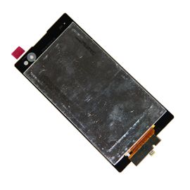 Дисплей для Sony D2502 (Xperia C3 Dual) в сборе с тачскрином <белый>