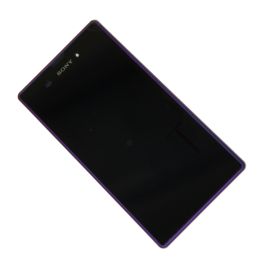 Дисплей для Sony D5102 (Xperia T3) модуль в сборе с тачскрином <фиолетовый> (оригинал)