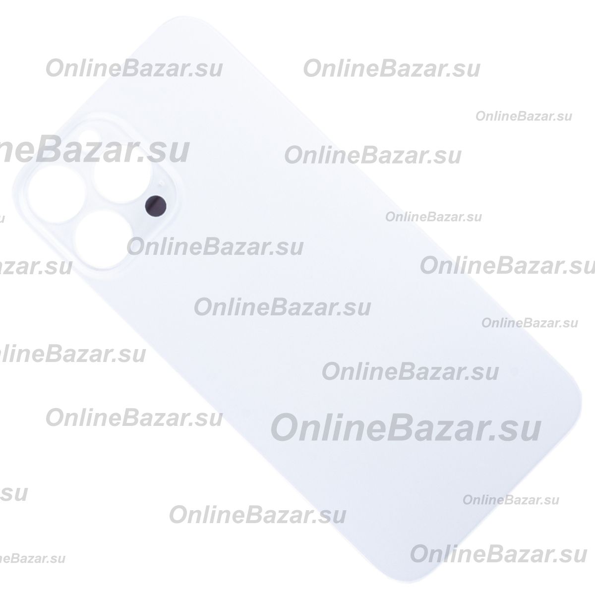 Задняя крышка для Apple iPhone 13 Pro Max (широкий вырез под камеру) <белый> (оригинал) ― OnlineBazar.su