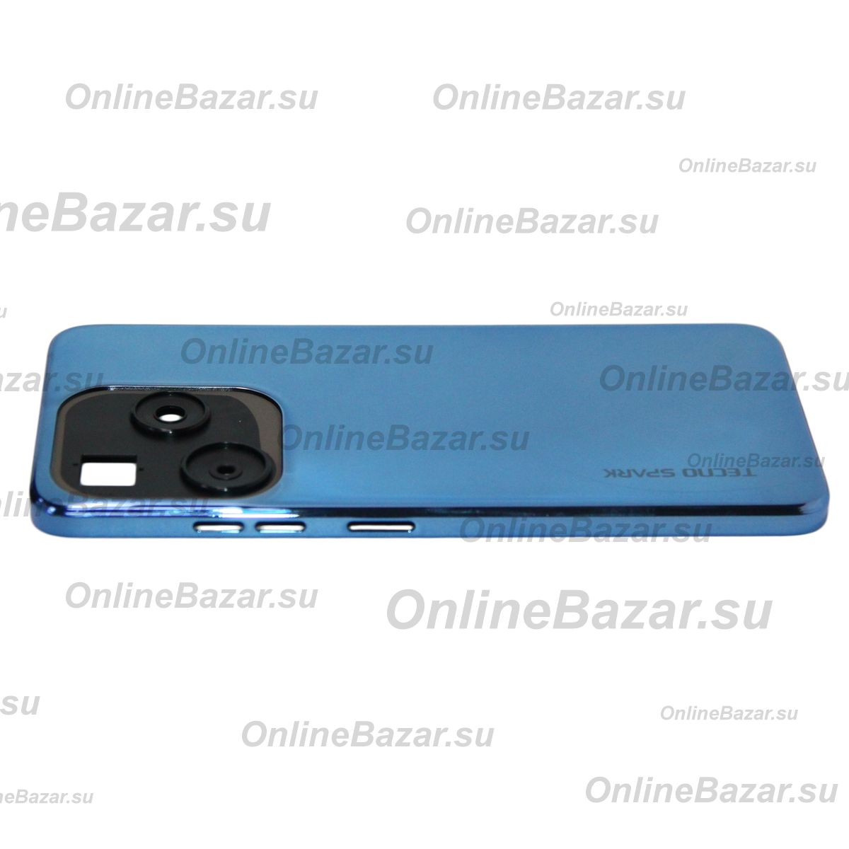 Задняя крышка для Tecno Spark 10C (KI5m) <синий> ― OnlineBazar.su