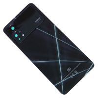 Задняя крышка для Xiaomi 2201116PG со стеклом камеры <черный> (оригинал) ― OnlineBazar.su