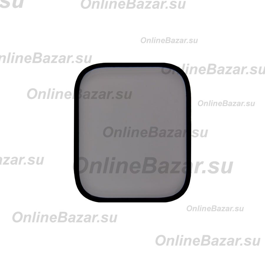 Защитная пленка для Apple Watch Series 9 (45 mm) (полное покрытие, силикон) <черный> ― OnlineBazar.su