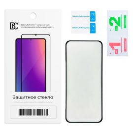 Защитное стекло для Realme RMX5051 (2,5D/закаленное, полная наклейка) <черный> в блистере