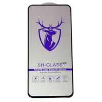 Защитное стекло для Samsung SM-A546E (Galaxy A54 5G) (2,5D/закаленное, полная наклейка) <черный> в блистере ― OnlineBazar.su