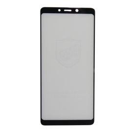 Защитное стекло для Samsung SM-A920F (Galaxy A9 2018) (2,5D/полная наклейка) <черный>