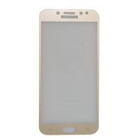 Защитное стекло для Samsung SM-J730F (Galaxy J7 2017) (2.5D/полная наклейка) <золото> ― OnlineBazar.su