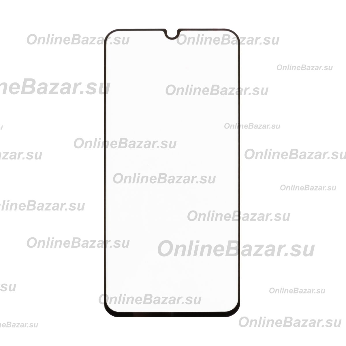 Защитное стекло для Umidigi G9C (2,5D/полная наклейка) <черный> ― OnlineBazar.su