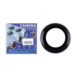 Защитное стекло линзы камеры для Apple iPhone 16 (комплект 2 шт.) <черный>