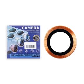 Защитное стекло линзы камеры для Apple iPhone 17 Pro Max (комплект 3 шт.) <оранжевый>