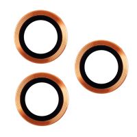 Защитное стекло линзы камеры для Apple iPhone 17 Pro Max (комплект 3 шт.) <оранжевый> ― OnlineBazar.su