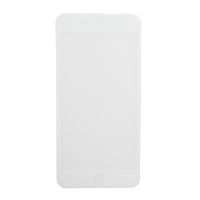 Защитное стекло для Apple iPhone 8 Plus (закаленное, полное покрытие 3D) <белый> ― OnlineBazar.su