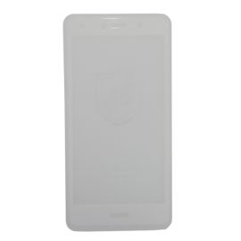 Защитное стекло для Huawei Y7 2017 (2.5D/полная наклейка) <белый>