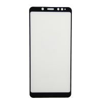 Защитное стекло для Xiaomi Redmi Note 5 (2.5D/полная наклейка) <черный> ― OnlineBazar.su