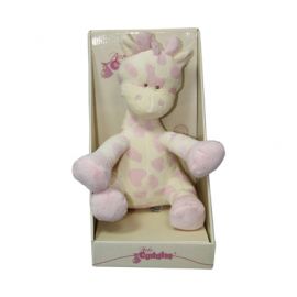 Игрушка мягкая жирафчик Baby Cuddles Серия Малыш (28см) <бело-розовый>