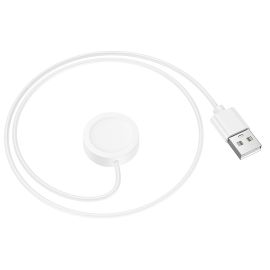 Кабель USB для зарядки смарт часов Hoco Y30 (1A/5W/0.6 метров) <белый>