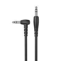 Кабель AUX 3.5 mm - 3.5 mm Borofone BL10 (2 м) <черный> ― OnlineBazar.su
