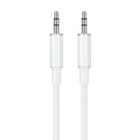Кабель AUX 3.5 mm - 3.5 mm Borofone BL21 (1 м) <белый> ― OnlineBazar.su