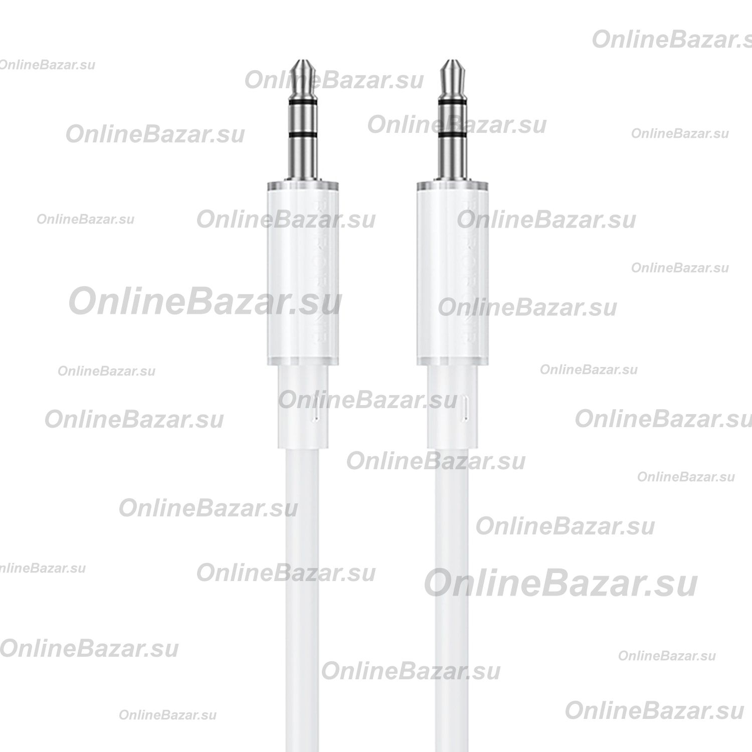 Кабель AUX 3.5 mm - 3.5 mm Borofone BL21 (1 м) <белый> ― OnlineBazar.su