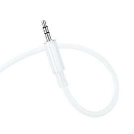 Кабель AUX 3.5 mm - 3.5 mm Borofone BL21 (1 м) <белый>