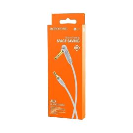 Кабель AUX 3.5 mm - 3.5 mm Borofone BL4 (1 м) <серый>