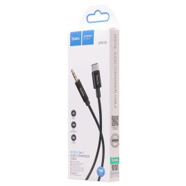 Кабель AUX 3.5 mm - 3.5 mm Hoco UPA19 (1 м) <черный>
