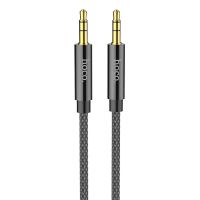 Кабель AUX 3.5 mm - 3.5 mm Hoco UPA19 (2 м) <черный> ― OnlineBazar.su